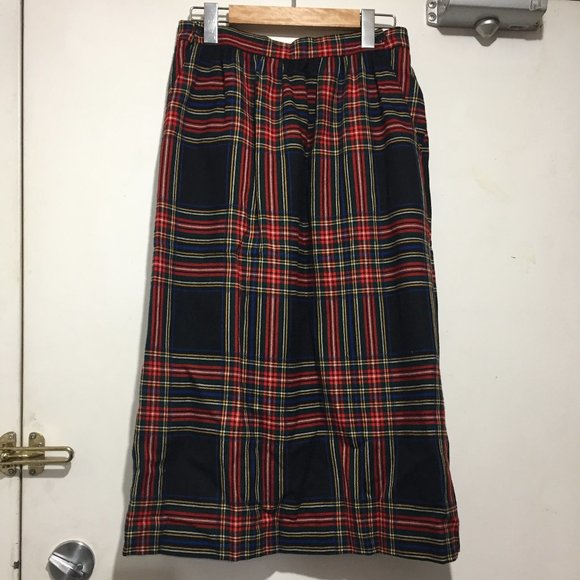 VINTAGE PERRUZZA SPORTSWEAR PLAID SKIRTS SIZE 10 - Picture 4 of 7
